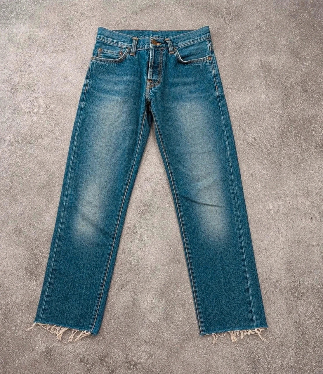 Jean Carhartt Wip Klondike Pant denim brut straight fit coupe droite W27 L32
