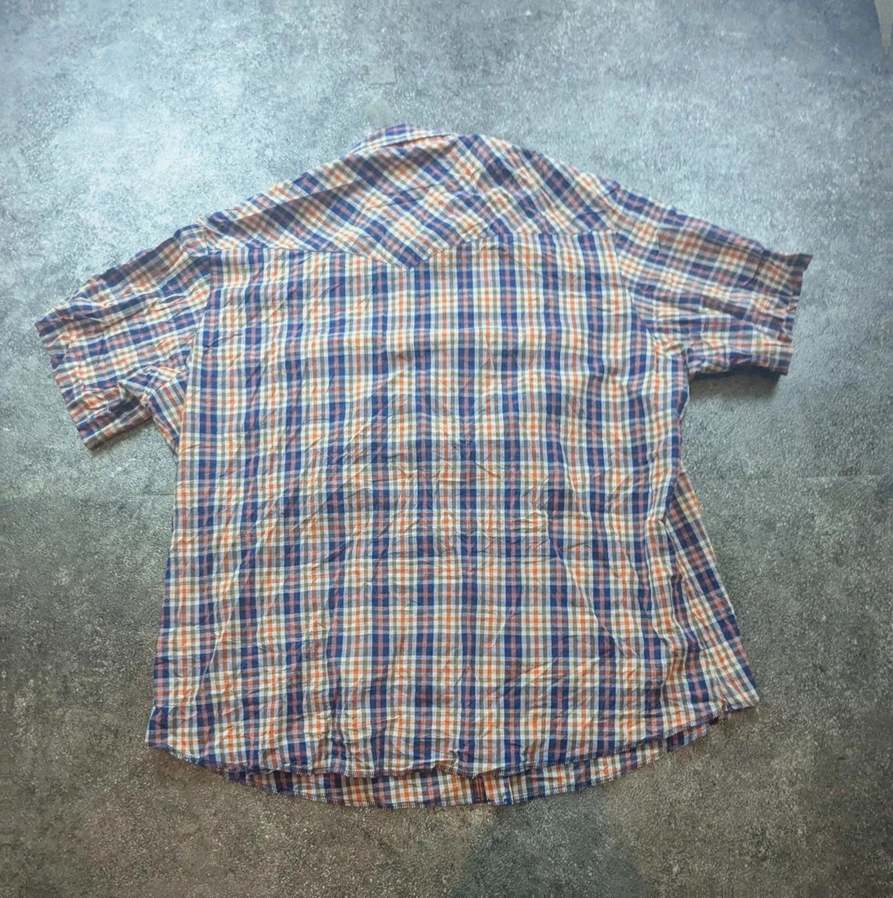 Wrangler Western Shirts chemise western vintage carreaux cowboy taille env. L – Wrangler – taille L 3
