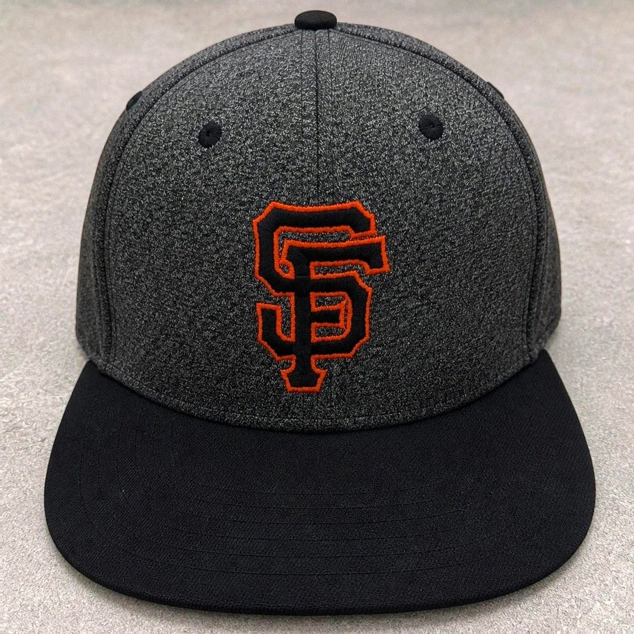 🧢 Casquette Sf San Francisco Giants snapback Mlb noire grise logo brodé – MLB – taille Taille unique