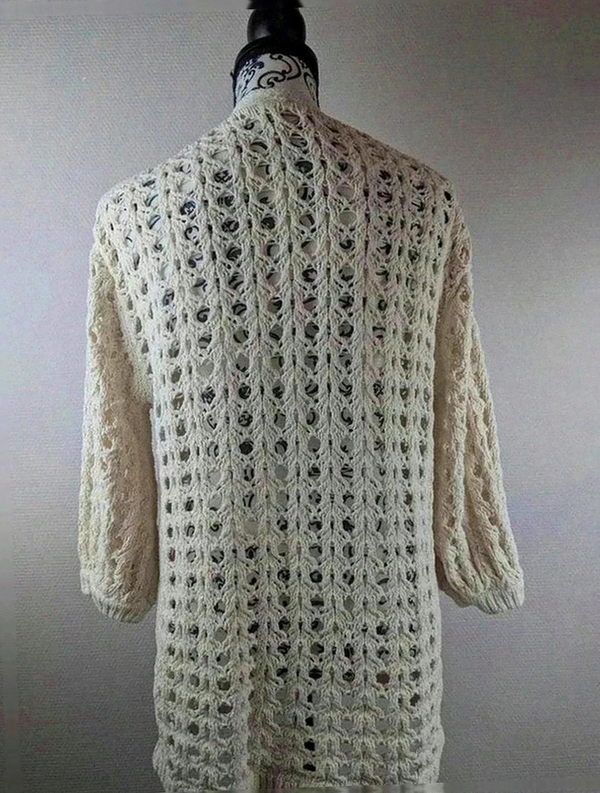 Cardigan crochet Arket crème Xs (convient S/M) – ARKET – taille S / 36 / 8 3