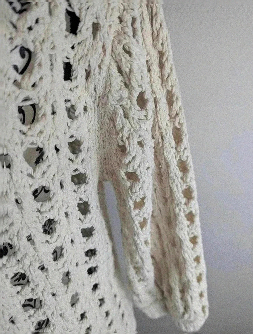 Cardigan crochet Arket crème Xs (convient S/M) – ARKET – taille S / 36 / 8 5