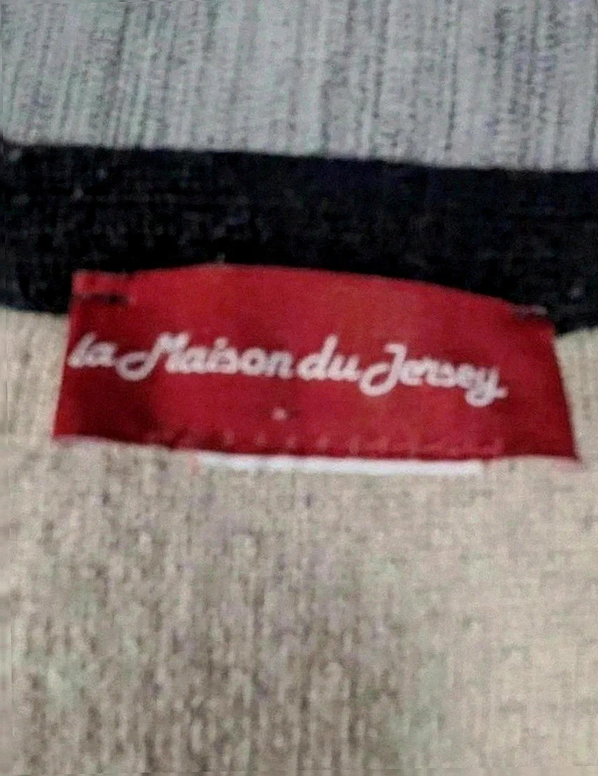 Gilet zippé noir à motifs fleuris – La Maison du Jersey – Taille L/XL (approx.) – La Maison du Jersey – taille XL / 42 / 14 2