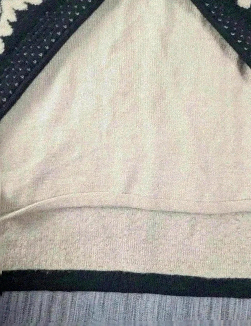 Gilet zippé noir à motifs fleuris – La Maison du Jersey – Taille L/XL (approx.) – La Maison du Jersey – taille XL / 42 / 14 3
