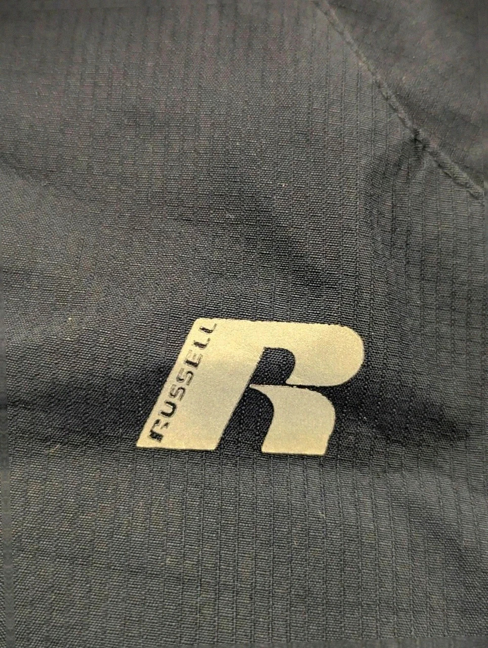 Veste coupe vent Russell Athletic noir bleu capuche lightweight S outdoor gorpcore – Russell – taille S 3
