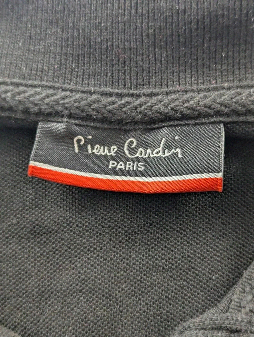 Polo pierre cardin noir regular fit Xxl coton épais streetwear classique – Pierre Cardin – taille XXL 4