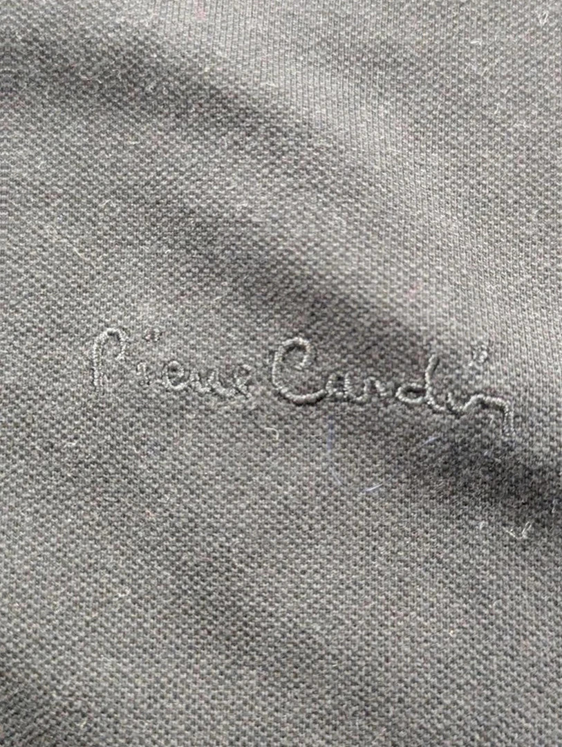 Polo pierre cardin noir regular fit Xxl coton épais streetwear classique – Pierre Cardin – taille XXL 3