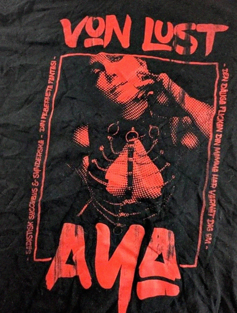 T-shirt Gildan noir Von Lust Aya – look underground alternatif métal hardrock emo Gothik taille L – Gildan – taille L 3