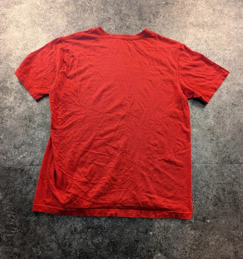 t shirt nike rouge made you look swoosh streetwear taille M vintage – Nike – taille M 3
