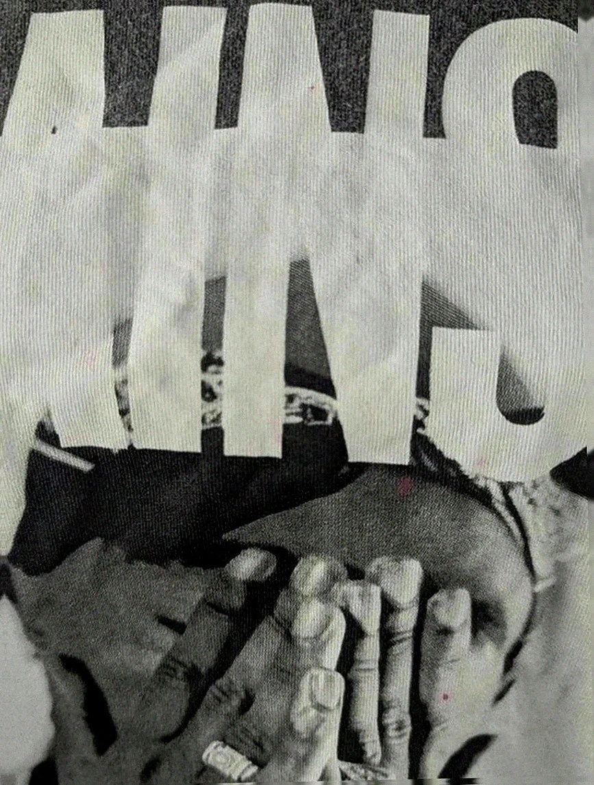 Magnifique t shirt 2pac bershka gris vintage fan streetwear y2k hip-hop 2000 mixtebS – Bershka – taille S 5