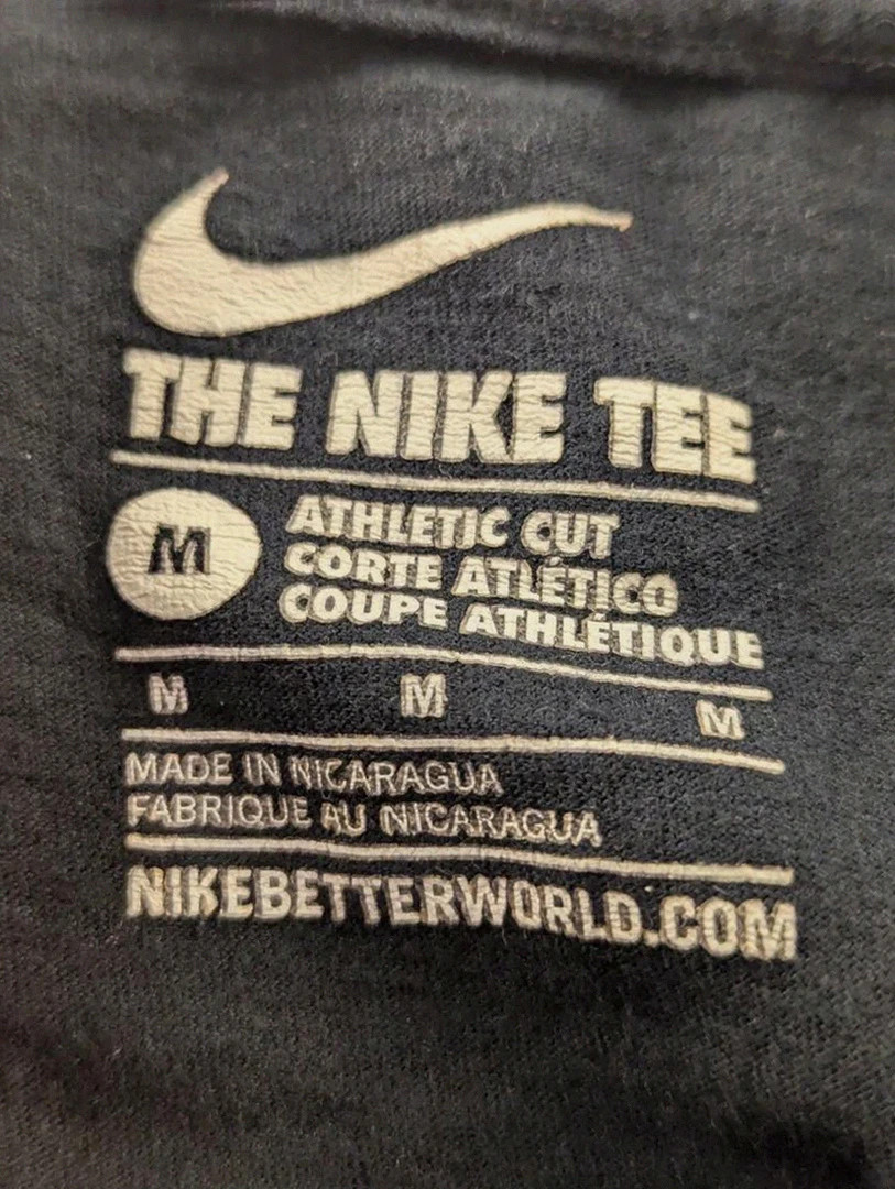 t shirt nike mentality basketball vintage noir swoosh taille M barber shop Haircut – Nike – taille M 3