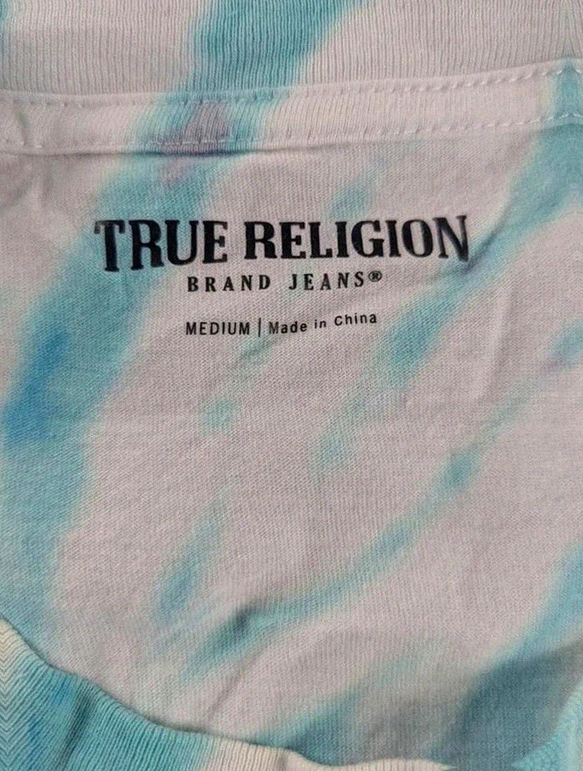 T-shirt bleu tie dye True Religion – taille M oversize tendance urban bohème – True Religion – taille M 5
