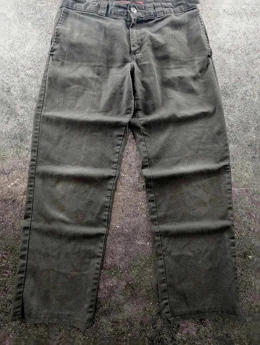 Pantalon Dickies Flex gris coupe droite style workwear utilitaire chino gorpcore