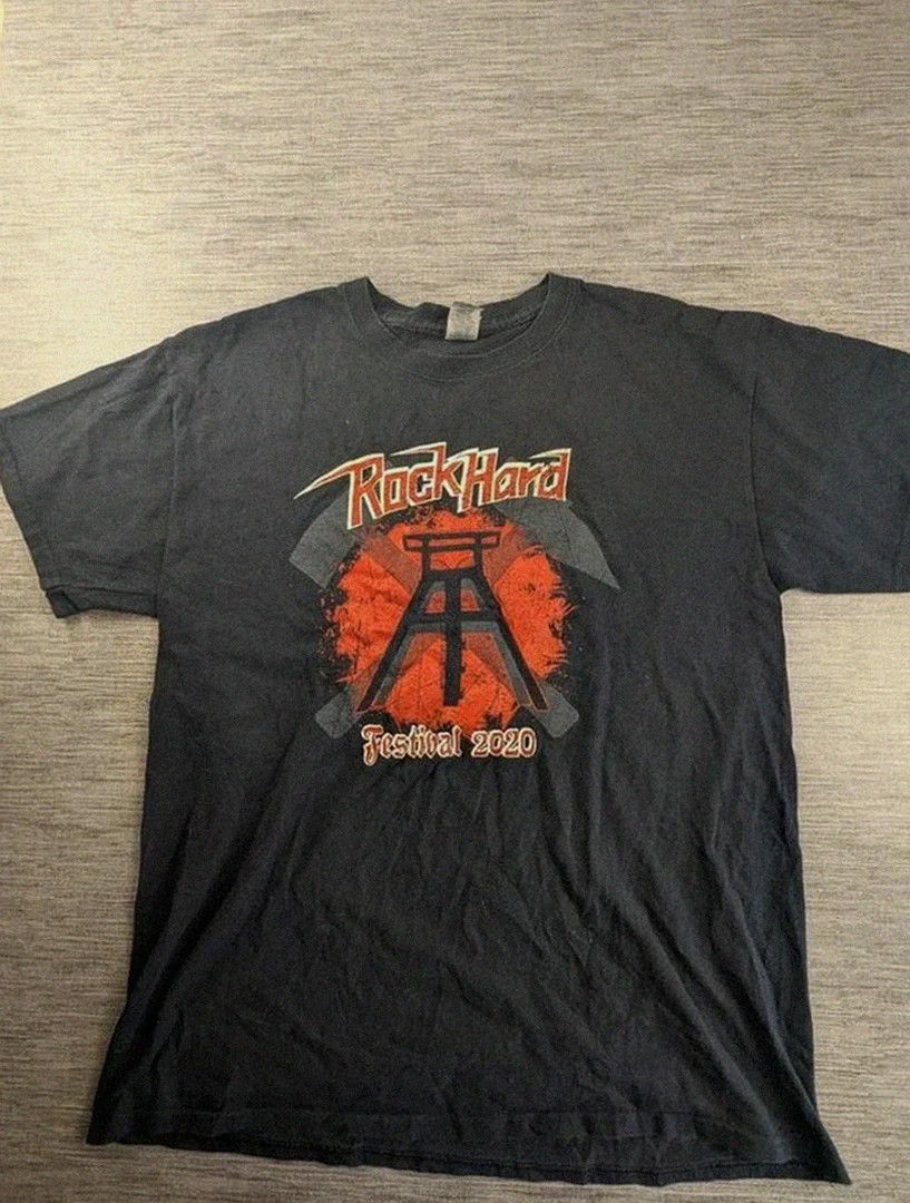 T-shirt Gildan noir Rock Hard Festival 2020 – métal / hard rock – L
