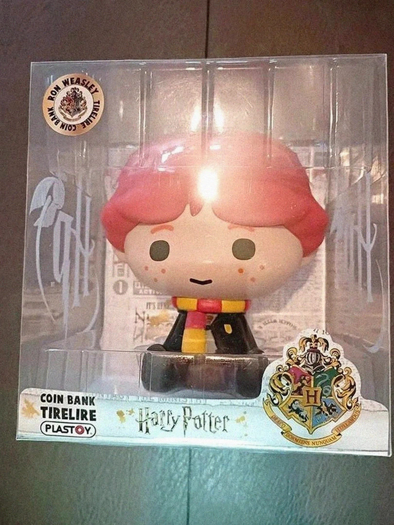 tirelire plastoy harry potter ron weasley neuve sous blister
