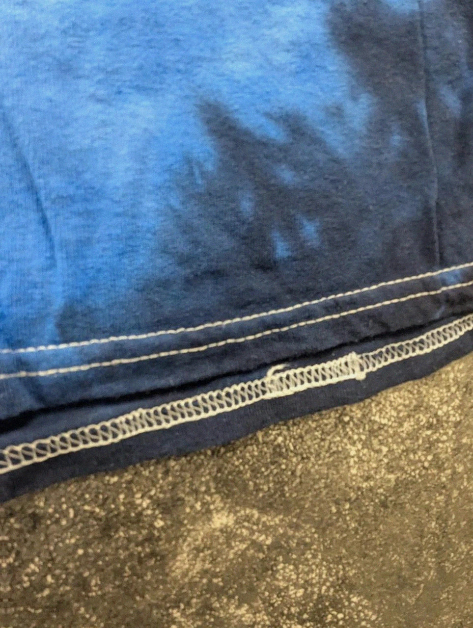 T-shirt vintage bleu Y2K S. Padre Island Texas tie dye spiral L – Gildan – taille L 5