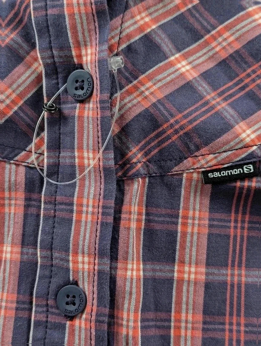 Chemise Salomon carreaux outdoor randonnée Xs neuve coupe ajustée hiking – Salomon – taille XS / 34 / 6 3