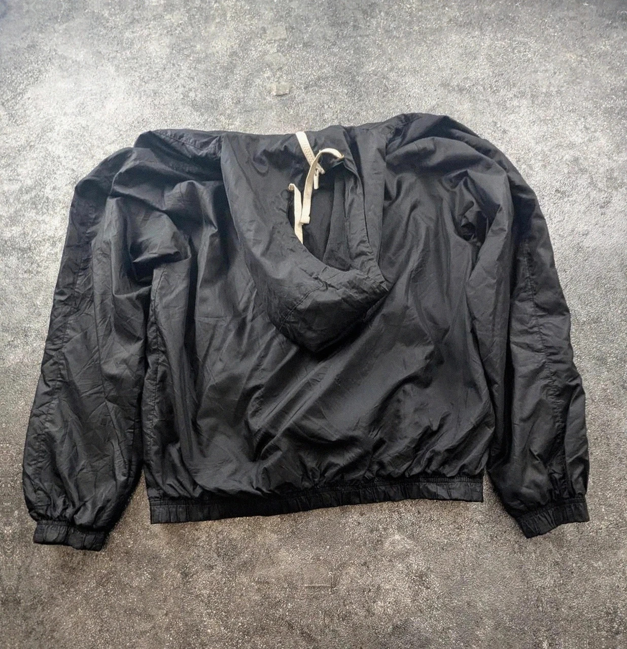 Nike veste coupe vent noire hooded windbreaker zip streetwear S – Nike – taille S 2