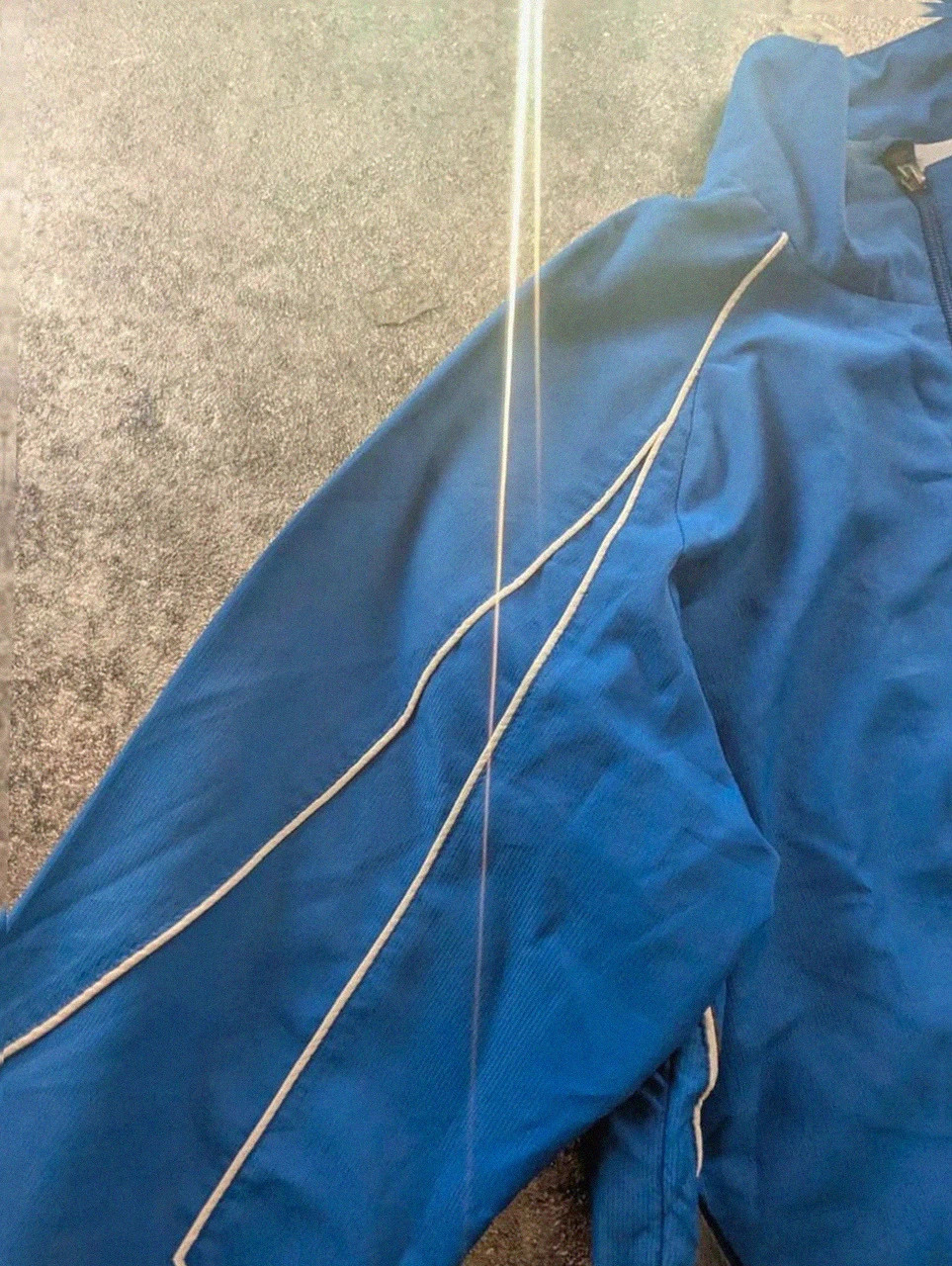 Veste Reebok vintage bleue zip vintage sport streetwear logo brodé taille S – Reebok – taille S 3