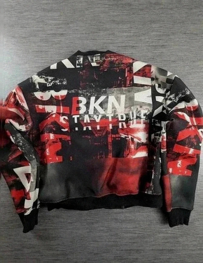 Veste hip-hop Brooklyn by Rocawear blanche Xs (convient M/L) : streetwear Y2K Urban Streetwear – Rocawear – taille M / 38 / 10 2