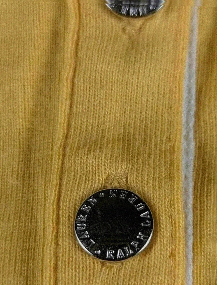 T-shirt / Polo Lauren Ralph Lauren – Jaune – 100% coton – Taille Xs – LAUREN Ralph Lauren – taille XS / 34 / 6 3