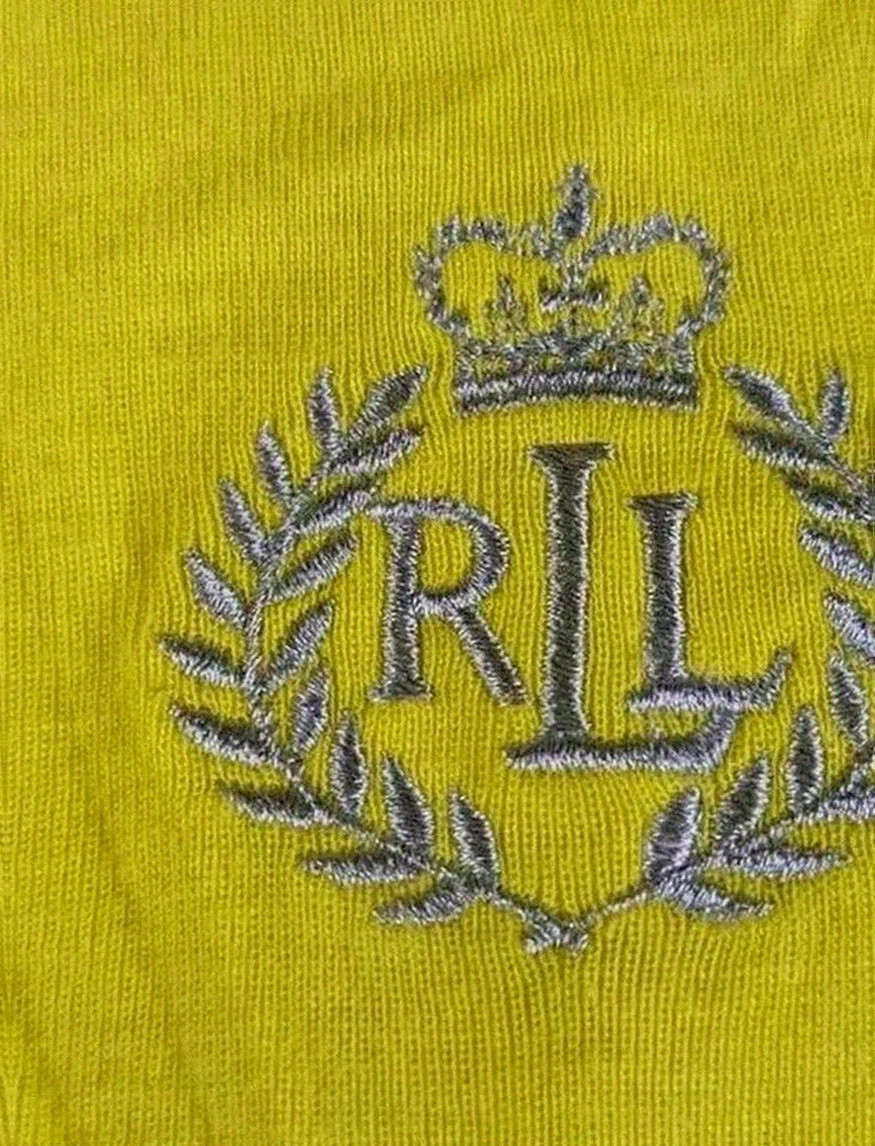 T-shirt / Polo Lauren Ralph Lauren – Jaune – 100% coton – Taille Xs – LAUREN Ralph Lauren – taille XS / 34 / 6 2