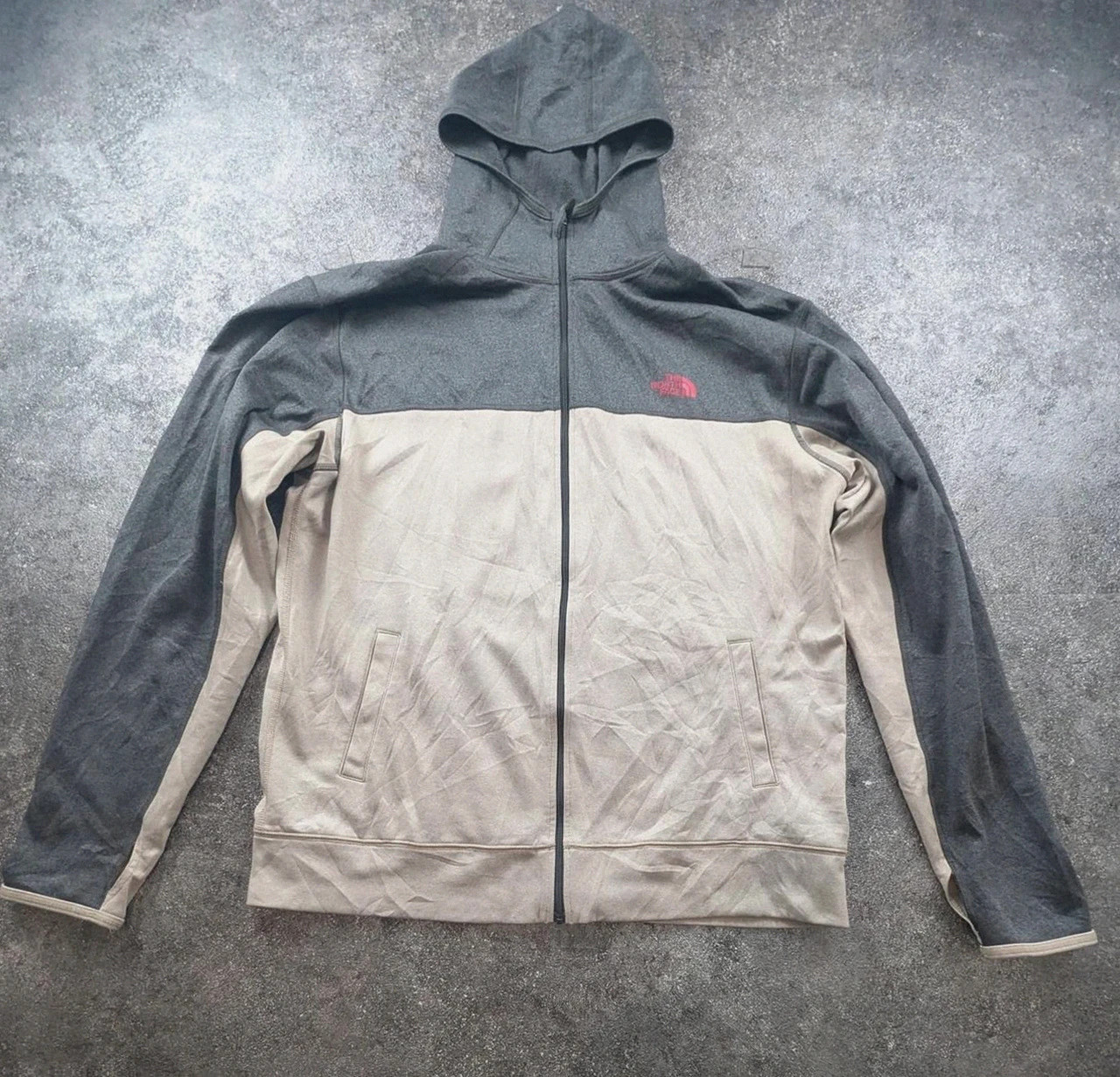 Veste zippée The North Face capuche gris beige outdoor gorpcore technique homme L – The North Face – taille L 2