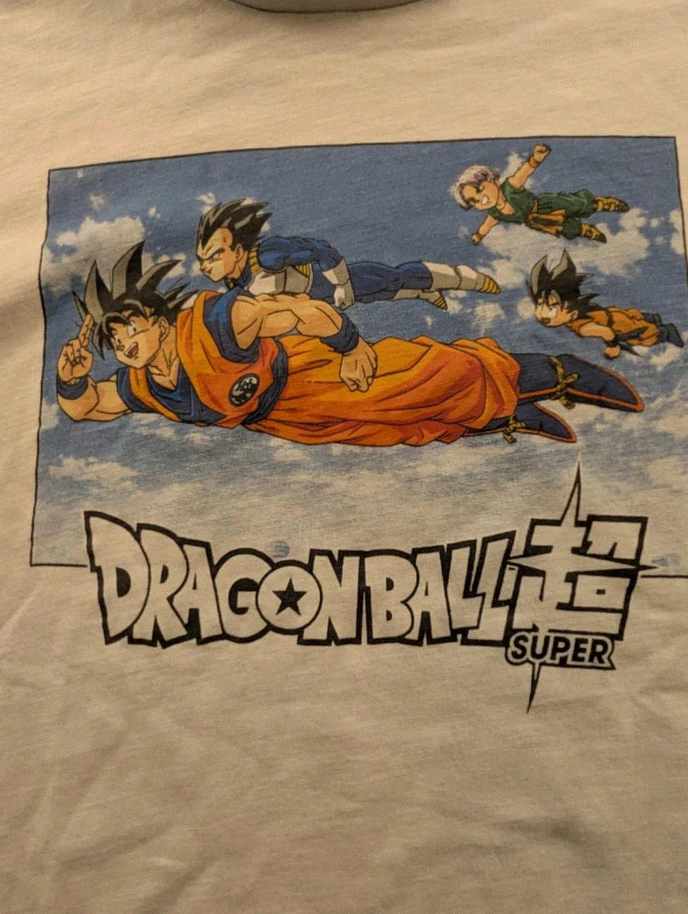 T-shirt Dragon Ball Super Goku Vegeta 16 ans S manga anime tee fan lover aspect vintage – Dragon Ball Z – taille 16 ans / 176 cm 3