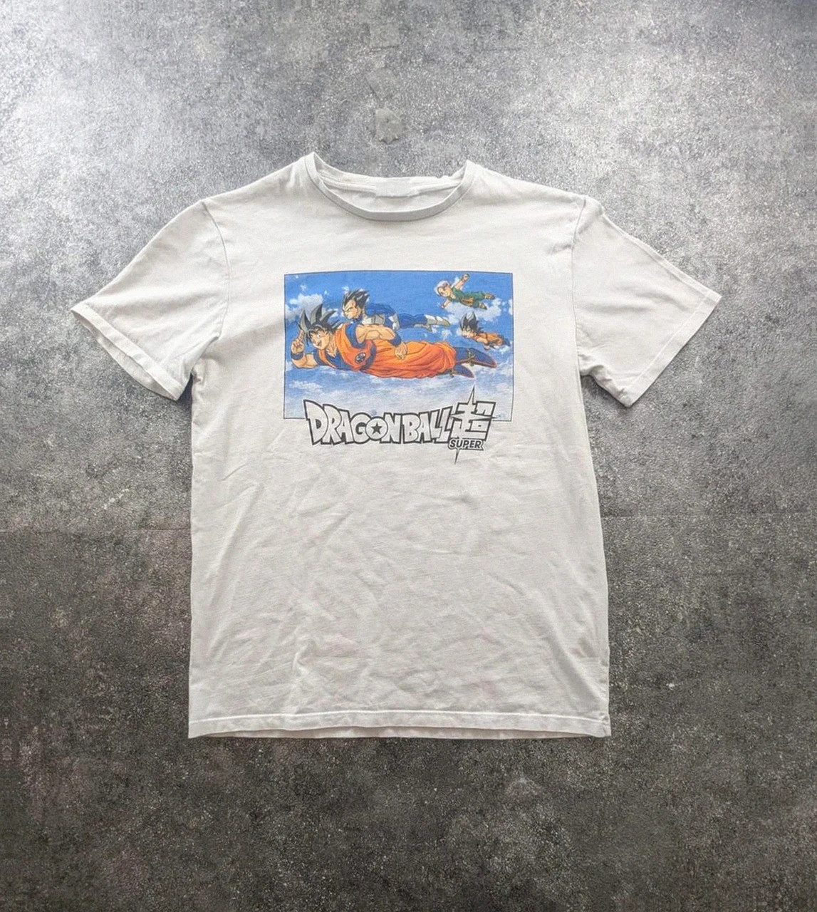 T-shirt Dragon Ball Super Goku Vegeta 16 ans S manga anime tee fan lover aspect vintage