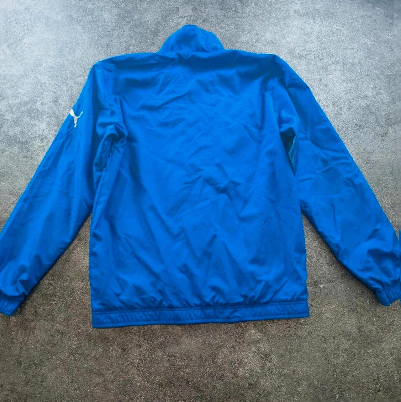 Veste Puma bleue vintage sport streetwear zip logo réfléchissant taille S – Puma – taille S 3