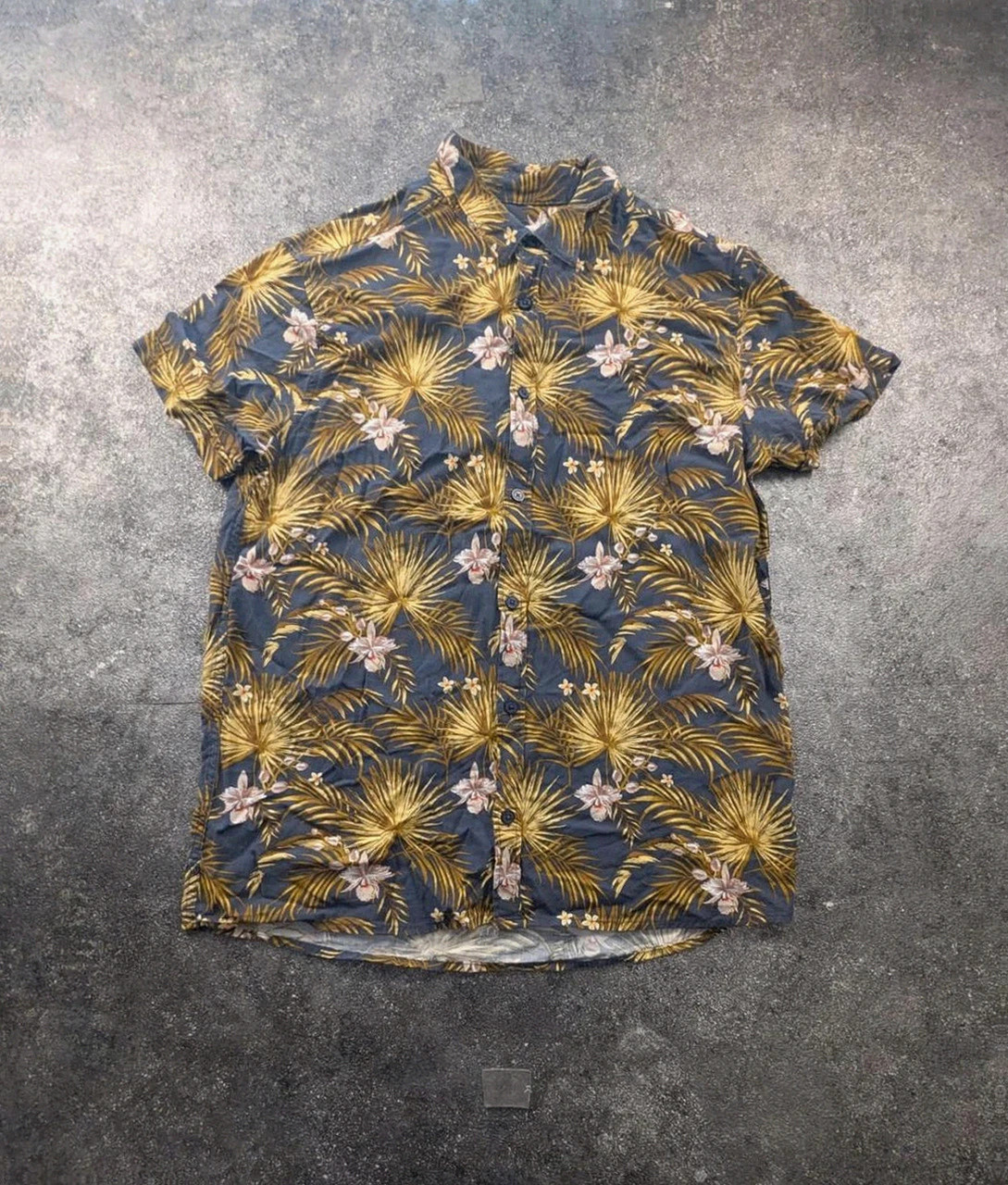 Chemise hawaïenne tropicale viscose palmier floral S 🌴 vintage dressing – Vintage Dressing – taille S 2