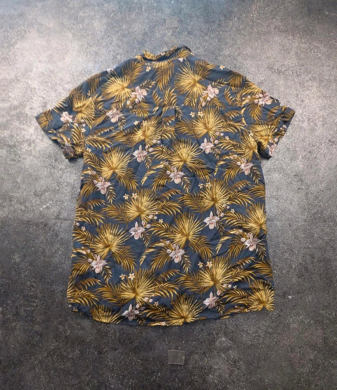 Chemise hawaïenne tropicale viscose palmier floral S 🌴 vintage dressing – Vintage Dressing – taille S 3