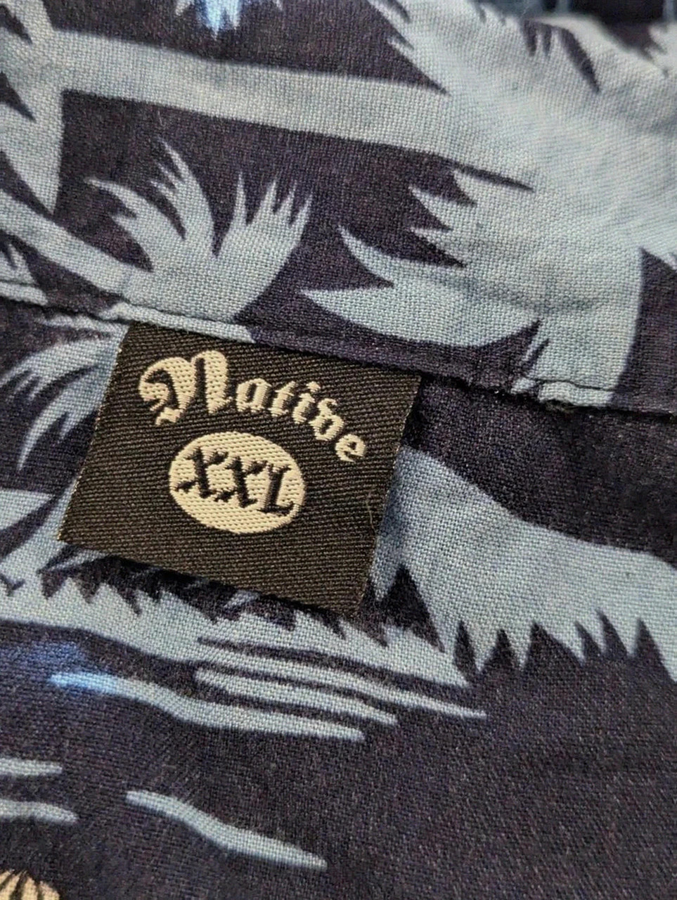 Chemise hawaïenne Native vintage rayon fleurs tropicales Xxl 🌺🌴 vintage dressing – Native – taille XXL 3