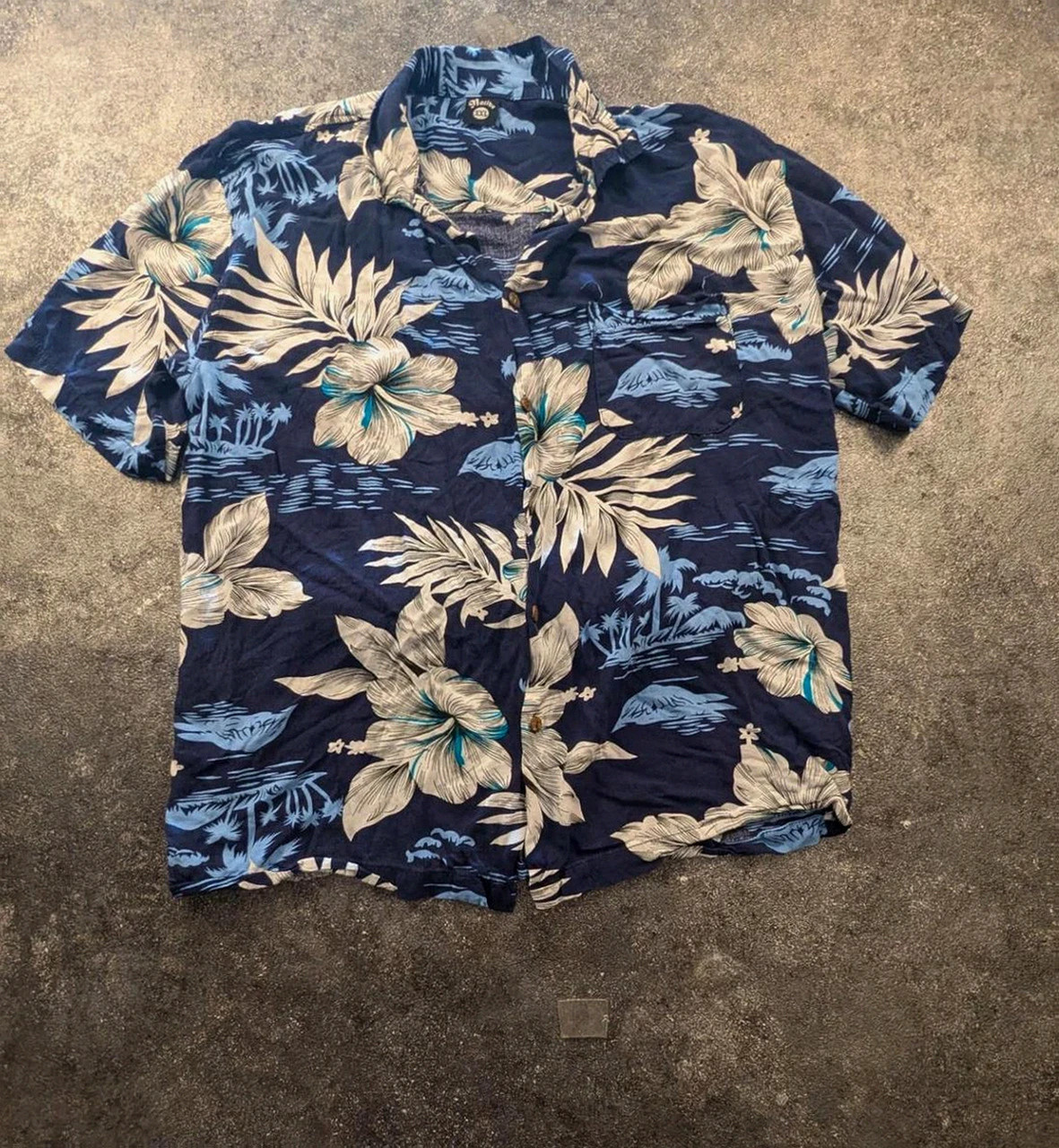 Chemise hawaïenne Native vintage rayon fleurs tropicales Xxl 🌺🌴 vintage dressing