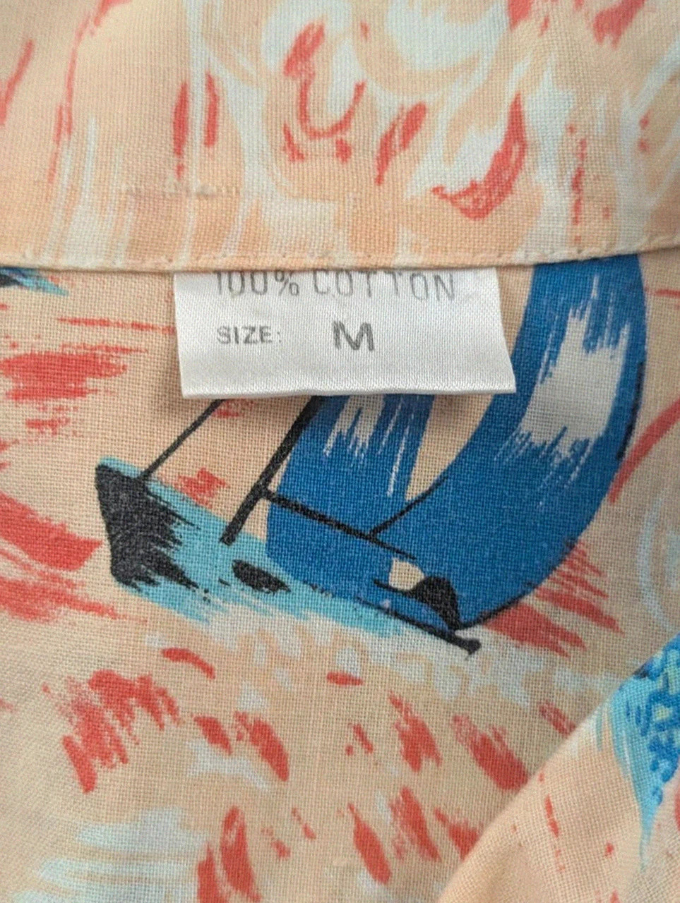 Chemise hawaïenne vintage tropicale surf plage coton M – Vintage Dressing – taille M 4