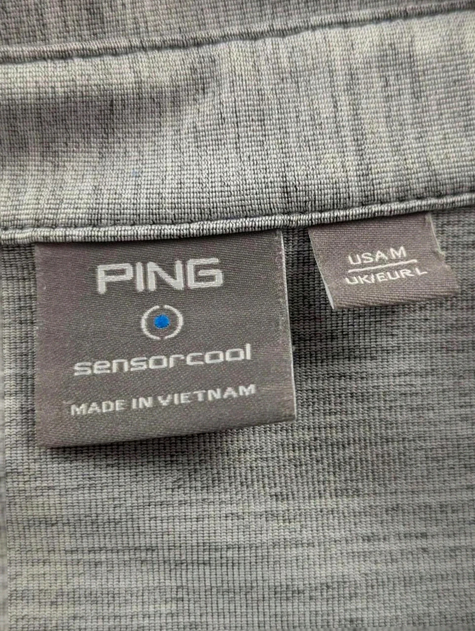 Polo Ping sensorcool gris technique golf sport respirant taille L – Ping – taille L 4