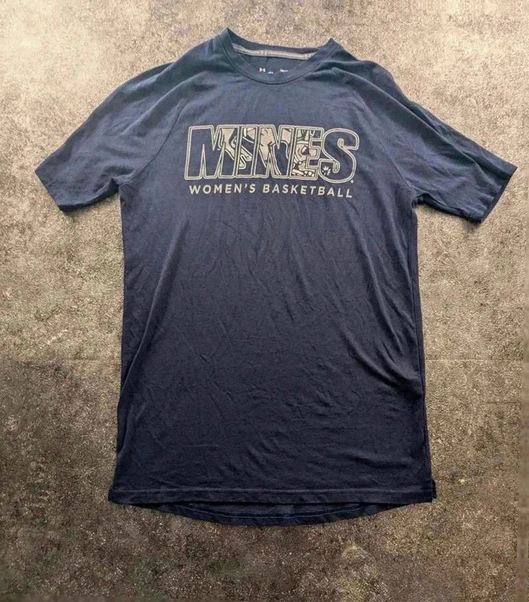 t shirt under armour minnesota women’s basketball streetwear Us sport training bleu taille s