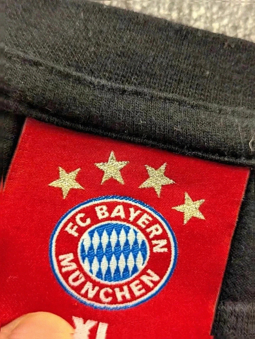shirt fc bayern munchen supporter super bayern vintage noir oversize taille xl xxl – FC Bayern München – taille XL 5