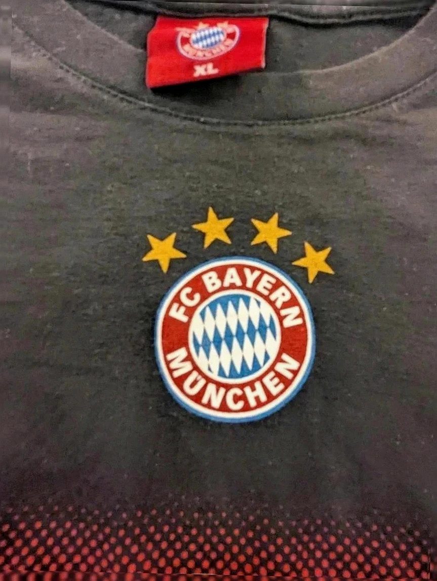 shirt fc bayern munchen supporter super bayern vintage noir oversize taille xl xxl – FC Bayern München – taille XL 3