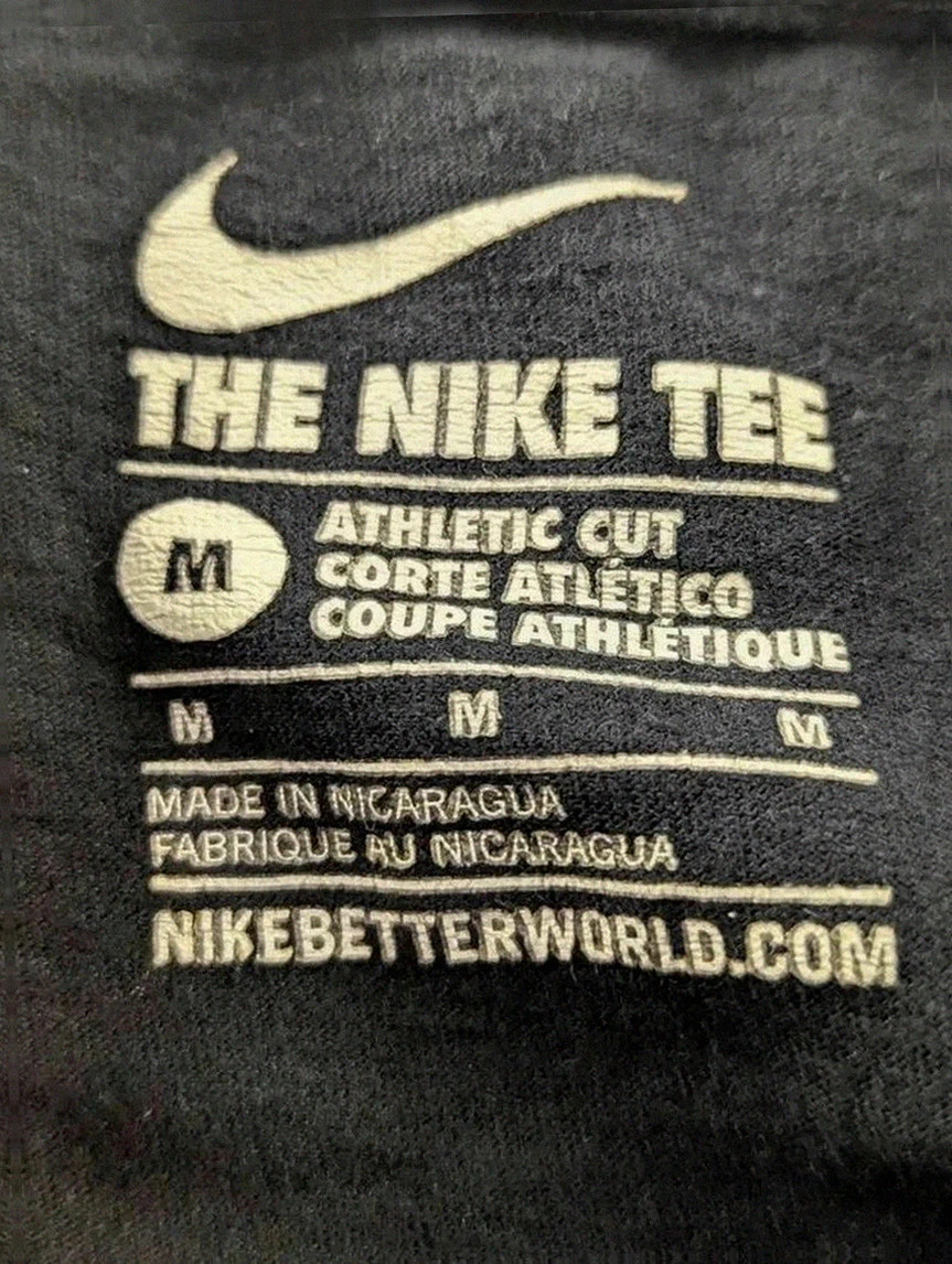 t shirt nike mentality basketball vintage noir swoosh taille M barber shop Haircut – Nike – taille M 3