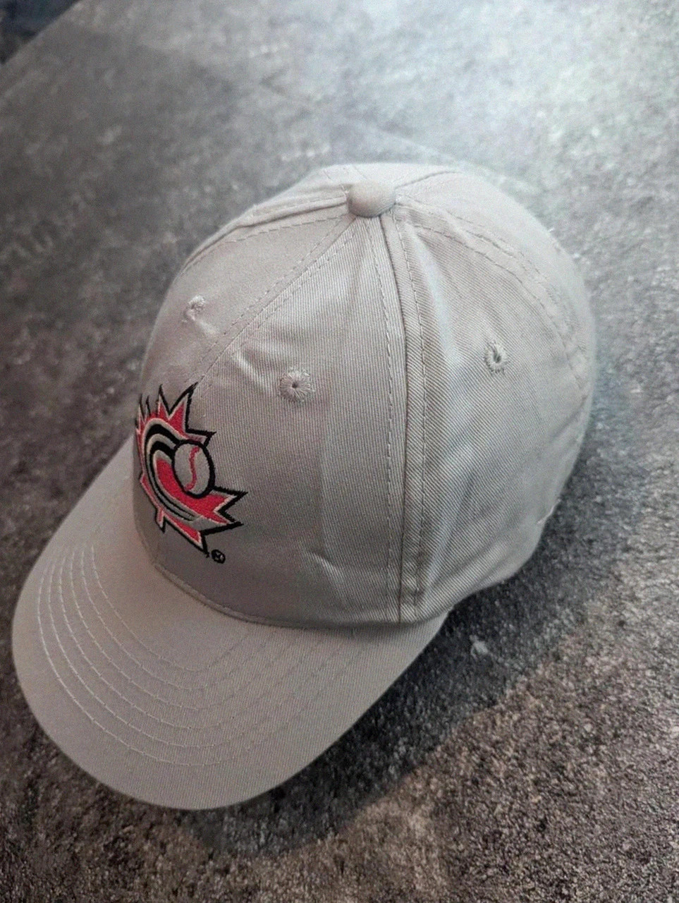Casquette baseball Canada Subway vintage beige réglable logo brodé 🇨🇦 – Vintage Dressing – taille Taille unique 3