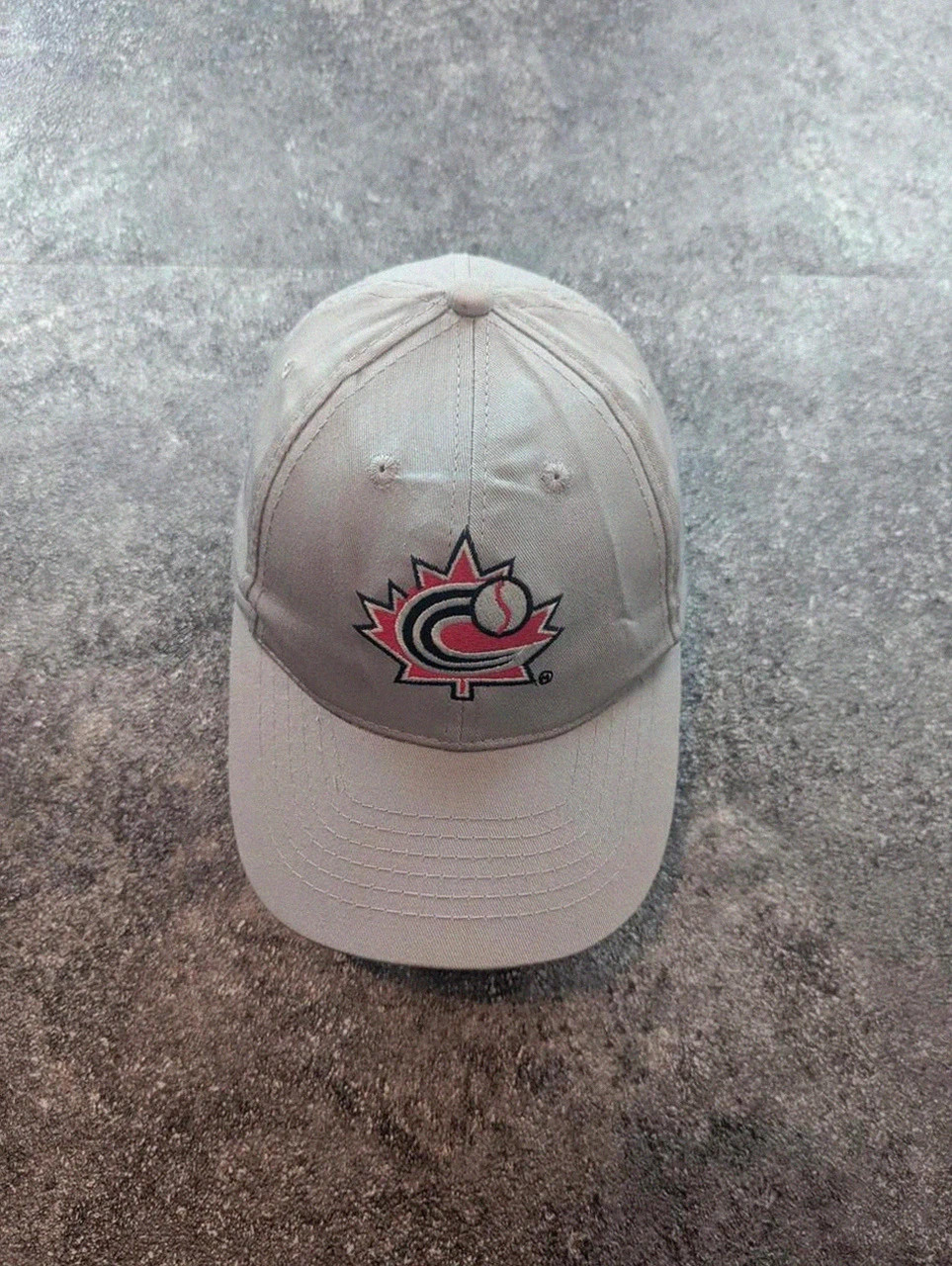 Casquette baseball Canada Subway vintage beige réglable logo brodé 🇨🇦 – Vintage Dressing – taille Taille unique 2