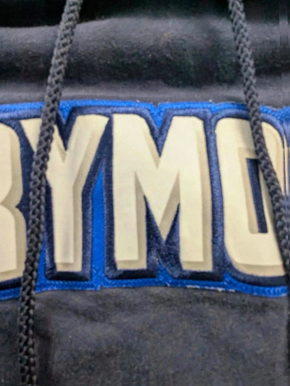Sweat à capuche Champion Marymount college brodé logo patch hoodie navy M – Champion – taille M 3