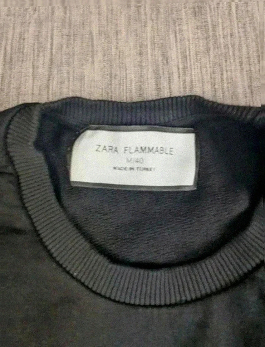 Zara Man – Sweat noir imprimé minimaliste taille M – Zara Man – taille M 3