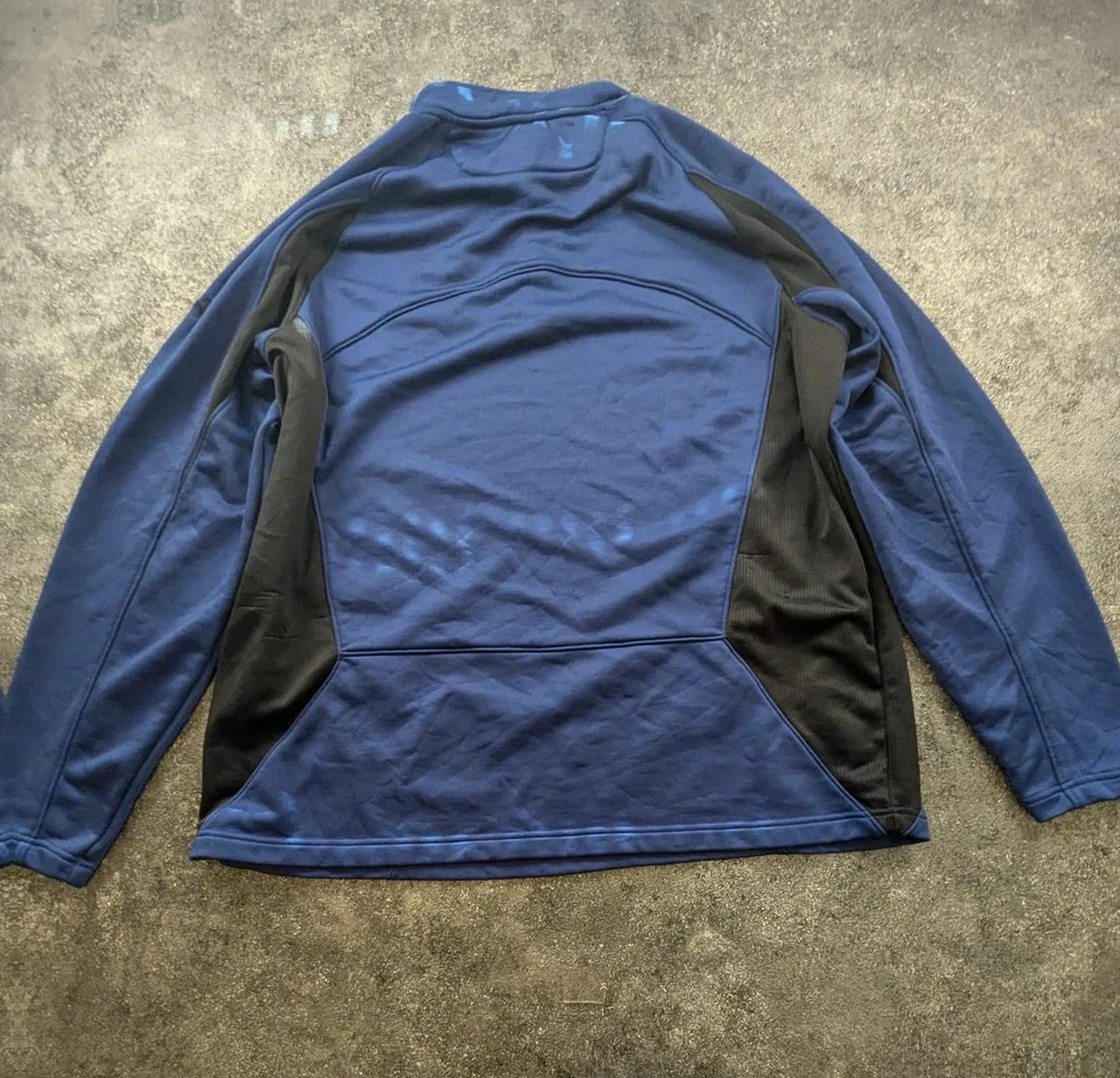 Sweat Under Armour coldgear 1/4 zip bleu technique sport running Xxl – Under Armour – taille XXL 3