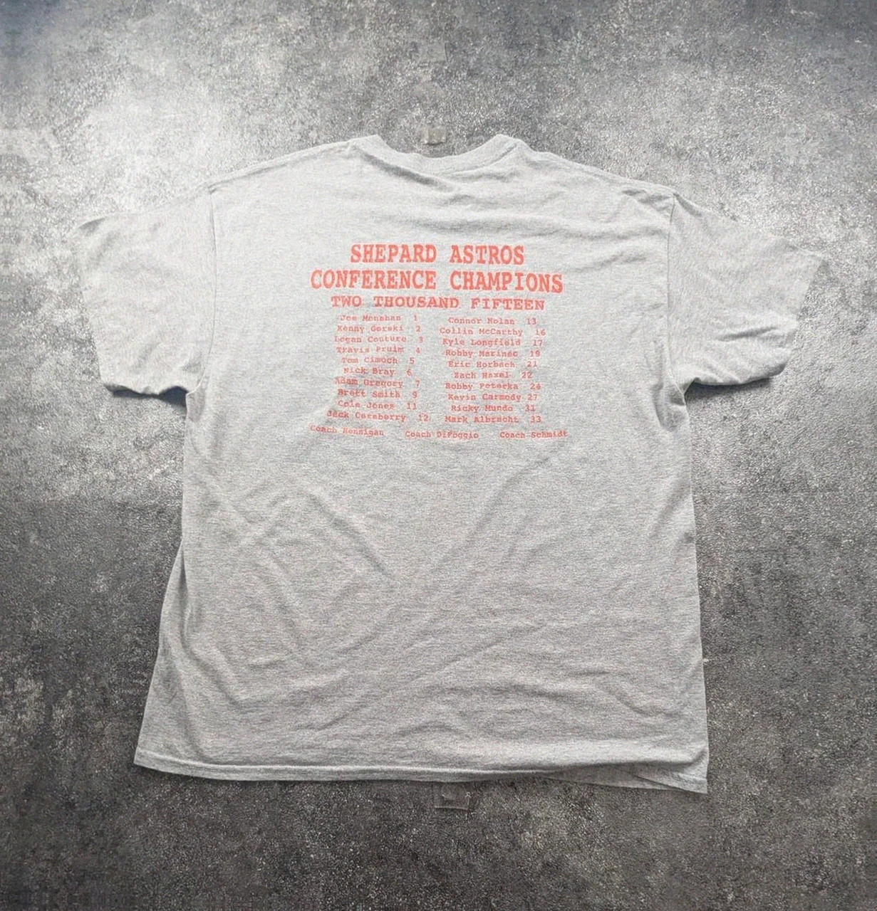 T-shirt baseball Shepard Astros Conference Champions gris Xl vintage Usa – Gildan – taille XL 3