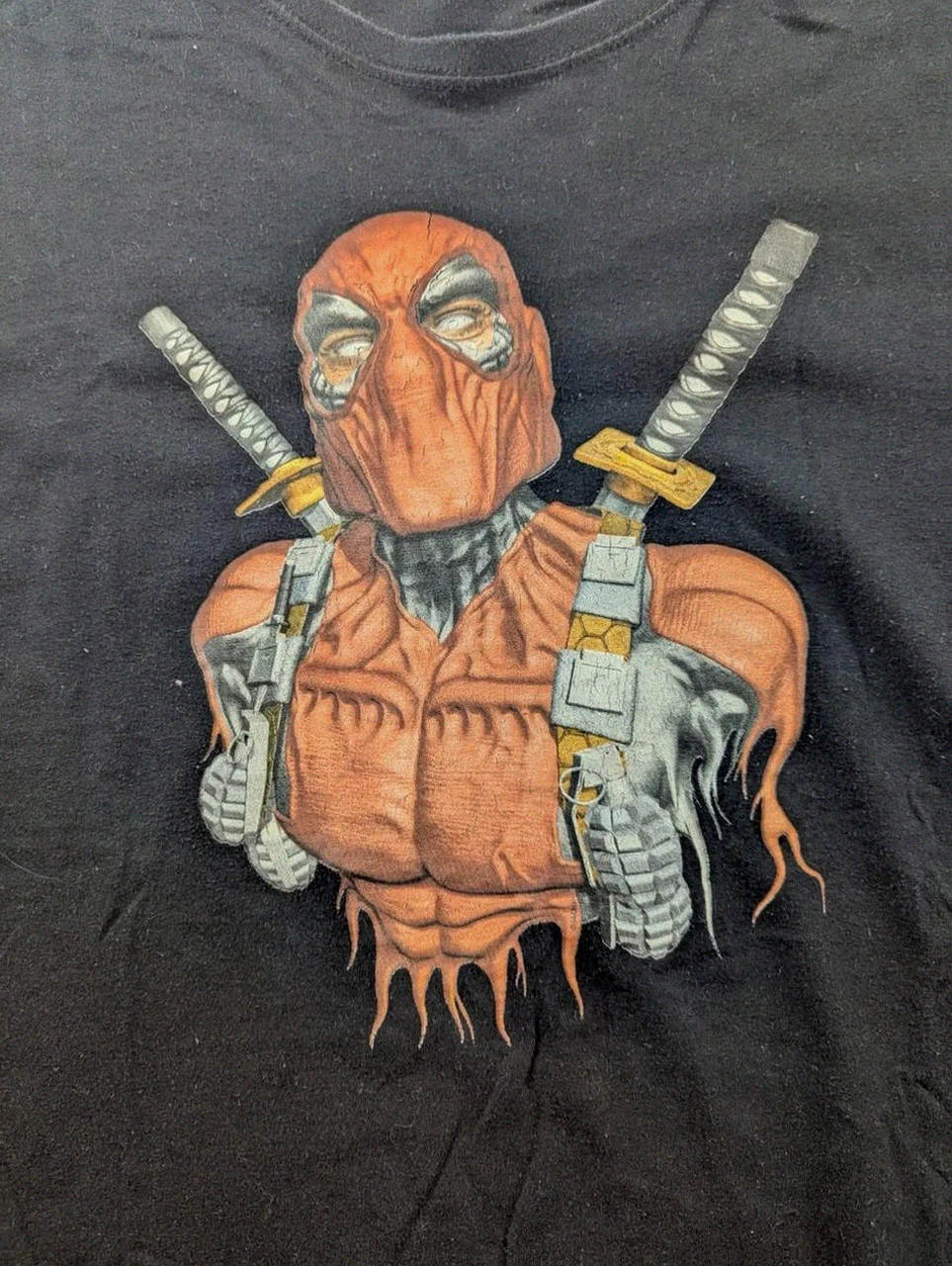 T-shirt Deadpool noir graphic comics manga streetwear taille M – JHK – taille M 2