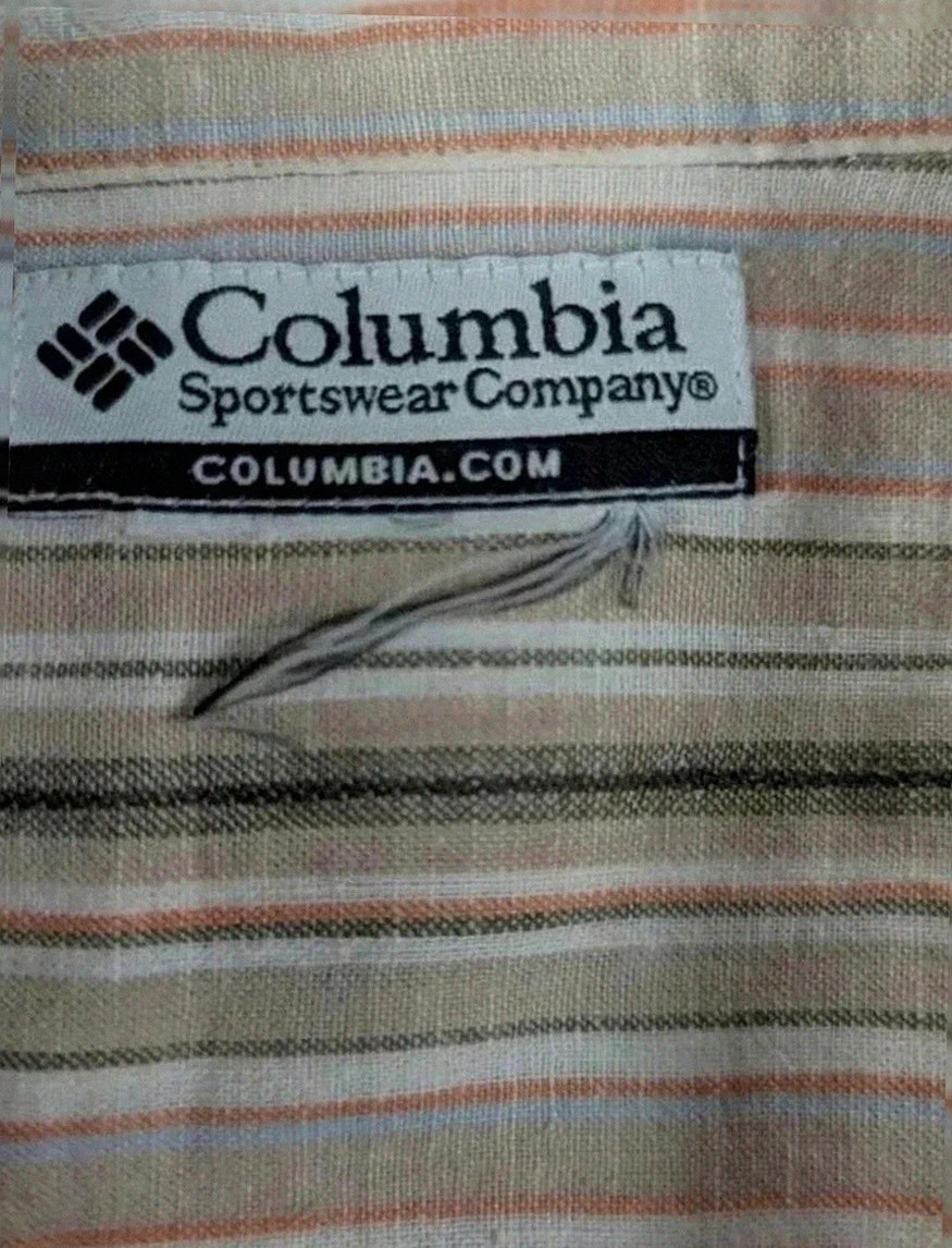 Chemisette sans manches Columbia rayée lin et coton – Taille S/M (sans étiquette) – Columbia – taille M 2