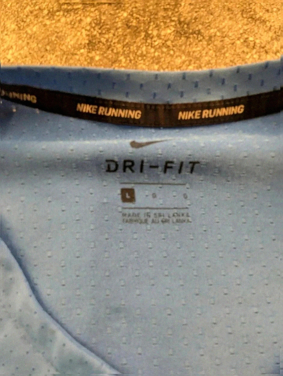 Tshirt Nike running Dri-Fit bleu technique respirant sport fitness training L – Nike – taille L 5