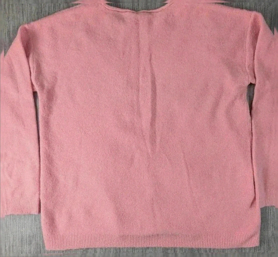 Pull rose Esprit motif étoiles en relief – Taille Xl – Esprit – taille XL / 42 / 14 2