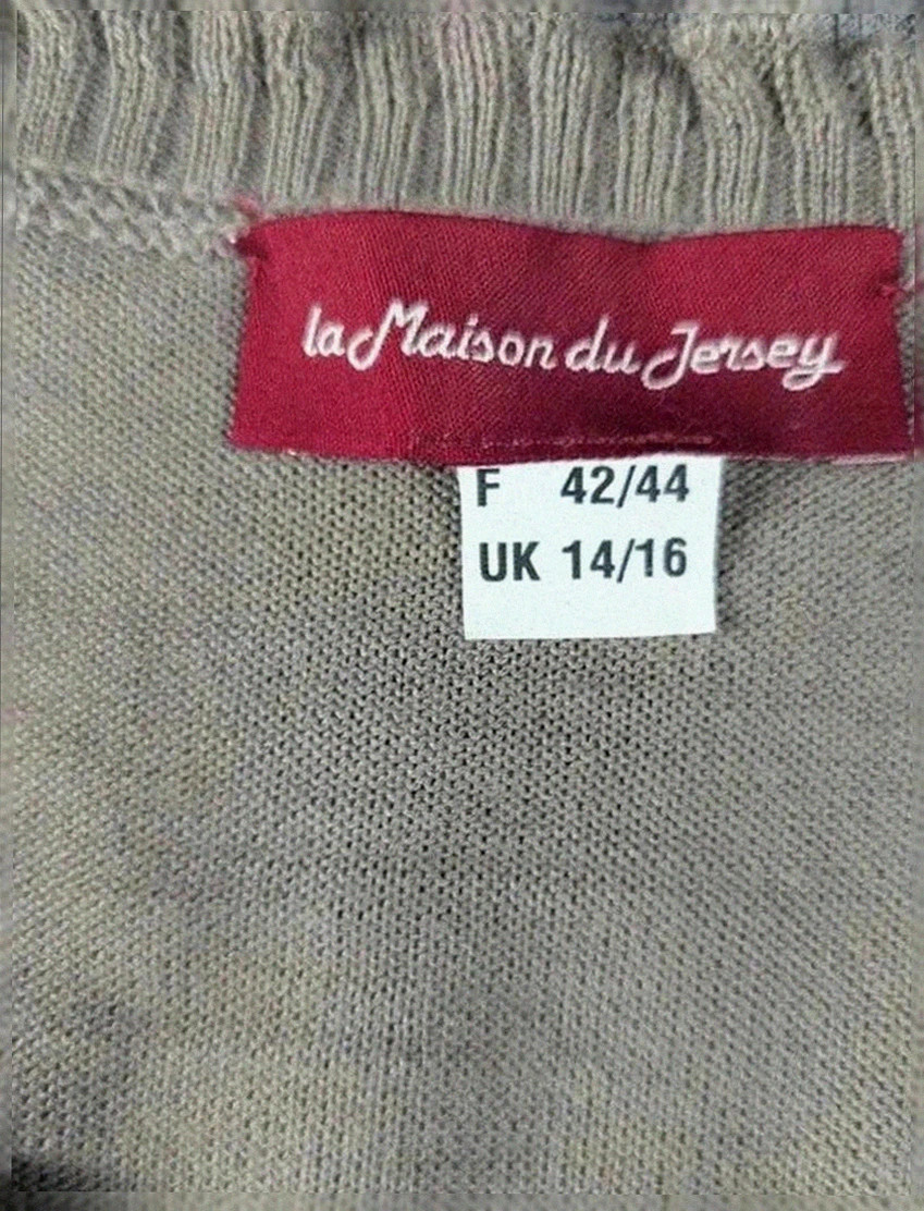 Pull La Maison du Jersey beige – Taille 42/44 L – La Maison du Jersey – taille L / 40 / 12 4
